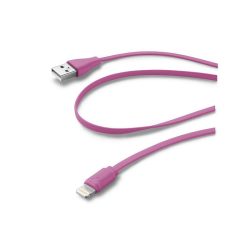 CellularLine USB kabel, Lightning konektor, pink