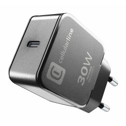 CellularLine hišinii polnilec USB-C 30W, Google, črn