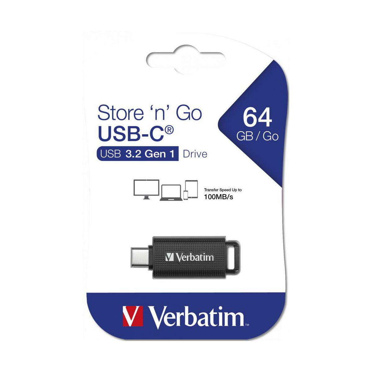 Verbatim Store'n'Go 64GB USB Type-C 3.2