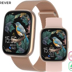 FOREVER ForeVigo 4 SW-330 pametna ura, 1.95" AMOLED, roza zlata (Rose Gold)