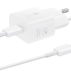 ADAPTER+KABEL HITRI TYPE-C TO TYPE-C 25W WHITE
