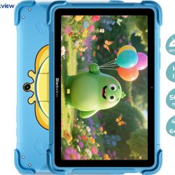 Blackview LINK 1 KIDS tablični računalnik, 8.68", 3v1 AI, 4GB+64GB, IPS HD, Android, Google Kids Space, 5000mAh, WIFI 6, Bluetooth, Widevine L1, stereo zvočniki, +dodatki, moder (Ocean Blue)